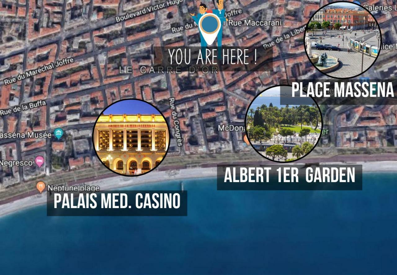 Nestor&Jeeves - Palais Marie Prestige - Central - Close Sea Nice Bagian luar foto